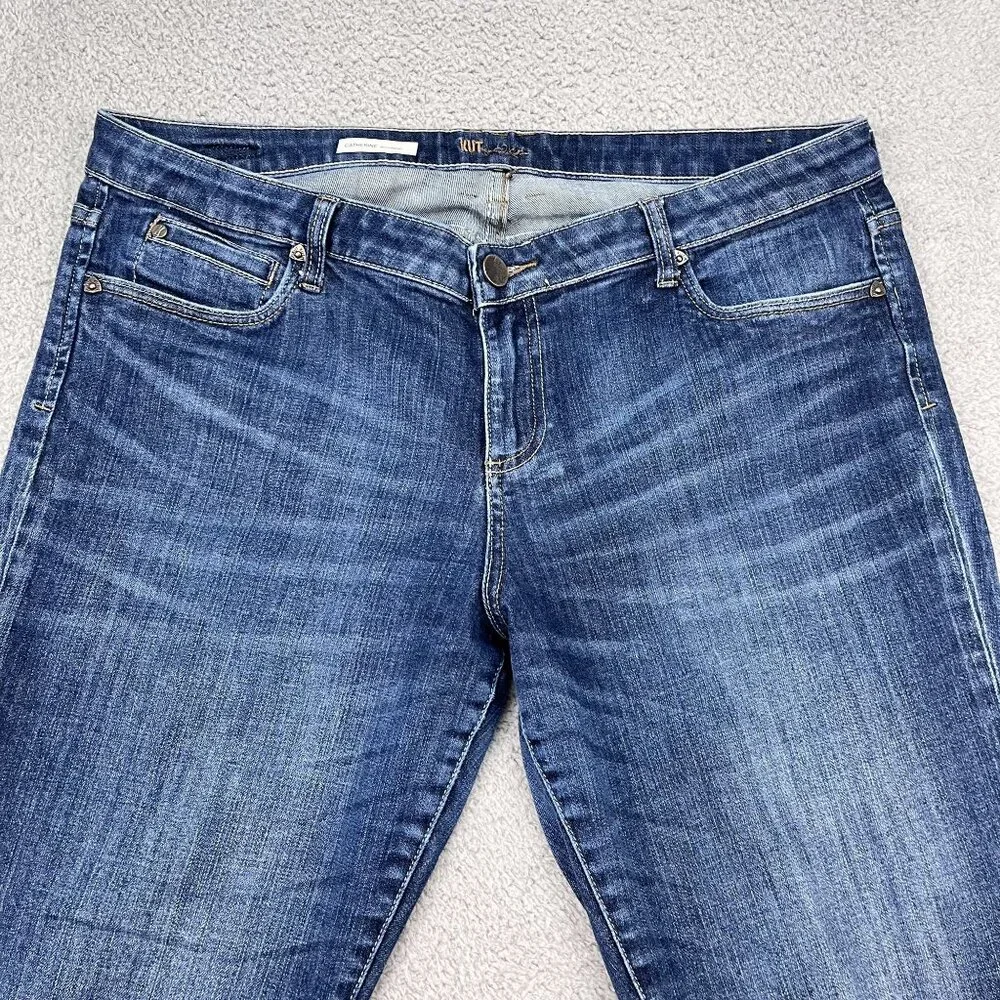 Kut from the Kloth Women's Boyfriend Jeans - Dark Blue Wash - Picture 4 of 5